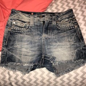 High rise miss me jean shorts